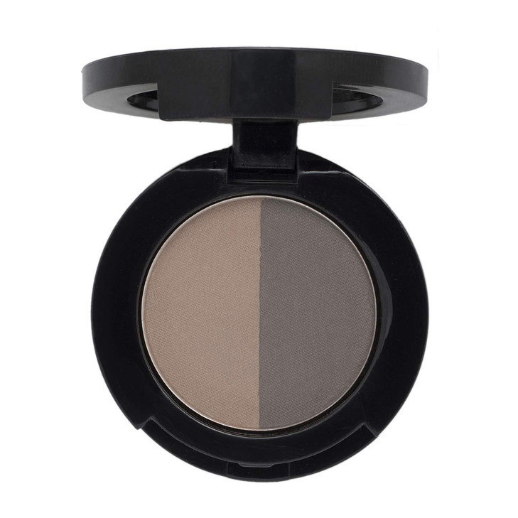 Mellow Cosmetics Brow Duo - Luminous Eyebrow Powder for Natural Looking, Voluminous Brows - Eyebrow Filler for Brows - Vegan Brow Definer - Chocolate