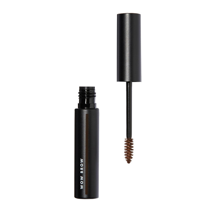 e.l.f. Wow Brow Gel, Volumizing, Buildable, Wax-Gel Hybrid, Creates Full, Voluminous-Looking Brows, Locks Brow Hairs In Place, Brunette, Fiber-Infuse