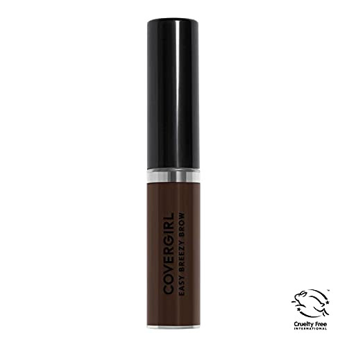 COVERGIRL - Easy Breezy Brow Volumizing Gel, Holds Brows for 24 Hours, Infused with Argan Oil & Biotin, 100% Cruelty-Free