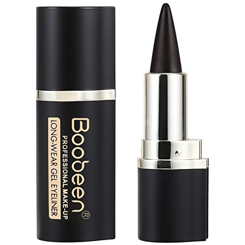 Boobeen Eyeliner Pencil - Black Gel Pen - Quick Drying Formula - Waterproof Smudge-proof All Day Makeup - Long Lasting Create Statement Eye Look (Bro