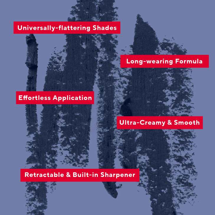 Mirabella Eye Definer & Antioxidant Infused Cream Eye liner - Ultra Pigmented Gel Eyeliner Pencil with Retractable Design, Sharpener Included - Midni