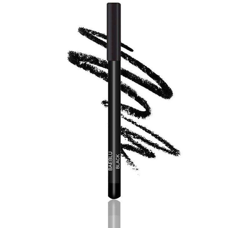 Natural Eyeliner Pencil, Black - Hypoallergenic, Water & Smudge Proof Eyeliner for sharp Lines and Defined Eyes - Long-Lasting, Organic & Cruelty-Fre