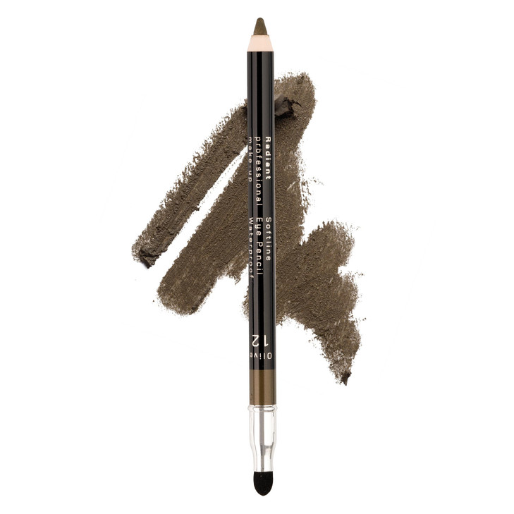Radiant Professional Waterproof Eyeliner Pencil - Eyeliner Waterproof Smudge Proof for Woman - Long Lasting Under Eye Pencil for Smoky Eye - Soft Wat
