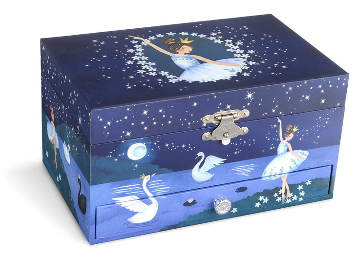 Jewelkeeper Ballerina Music Box & Little Girls Jewellery Set - 3 Ballerina Gifts for Girls