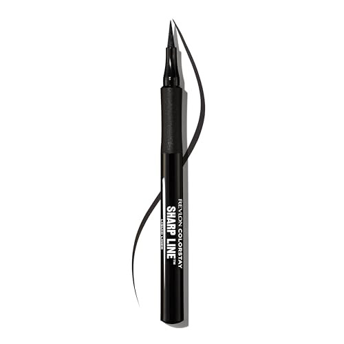 Revlon Liquid Eyeliner Pen, ColorStay Sharp Line Eye Makeup, Waterproof, Smudge-proof, Longwearing with Slim Tapered Tip, Sharp Line
