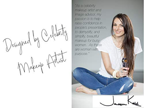 Jacqueline Kalab Indelible Eyes - Waterproof Smudge Proof Gel Eye Liner Pencil for Women with Blender Tip BROWNSTONE