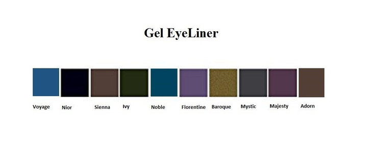 Superwear Gel Eye Liner Pencil - Smudge Proof and Long Lasting Intense Pigmented Matte Color - Easy to apply on waterline (Voyage)