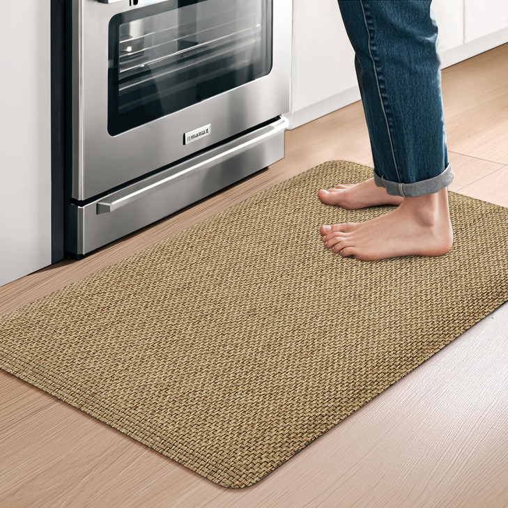 Tyrot Kitchen Mats for Floor Cushioned Anti-Fatigue Kitchen Floor Mat Non Slip Kitchen Rugs for Floor Absorbent Memory Foam Comfort Standing Mat for