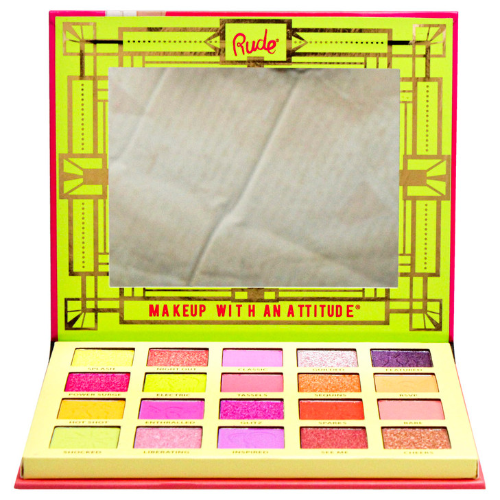 The Roaring 20s Eyeshadow Palette - Neons by Rude Cosmetics for Women - 0.85 oz Eye Shadow