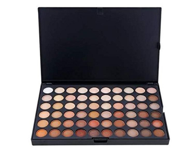 Pure Vie Professional Hightlight Eyeshadow Palette Makeup Contouring Kit - 120 Colors Highly Pigmented Warm Matte Shimmer Natural Cosmetic Eye Shadow