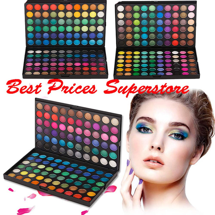 120 Color Pro 5 Kind Fashion Eyeshadow Palette Shimmer Eye Shadow Makeup Set (120-02)