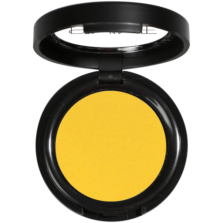 IS'MINE Single Eyeshadow Powder Palette High Pigmented Vegan Yellow Matte Eye shadow Makeup Singles (#11)