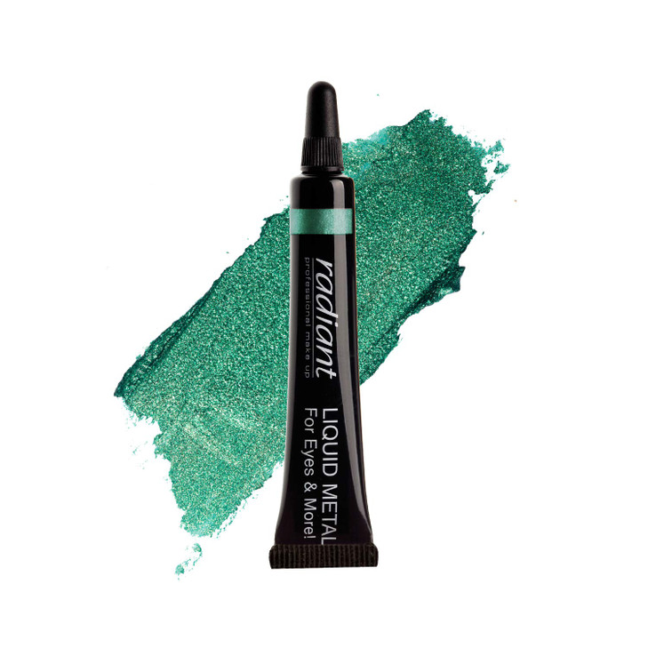 Radiant Professional Liquid Metal For Eyeshadow Eyes & Lips, Waterproof Liquid Shadow for Intense Color & Long Lasting Effect, Fast Drying Smudge Pro