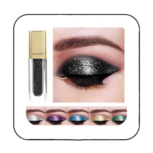 Kilshye Glitter Liquid Eyeshadow Shimmer Eye Shadow Metallic Eyeshadows High Pigment Eyes Shadow Long Lasting Waterproof Eyes Liquid Makeup for Women