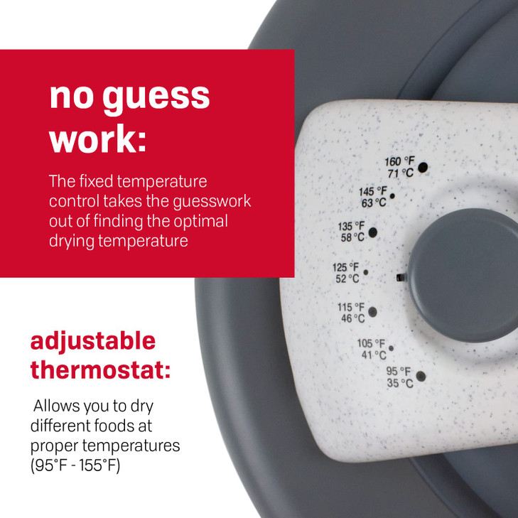 Nesco FD-60 Snackmaster Express Food Dehydrator for Great Jerky and Snacks, 4 Trays, 13.5" X 9.75", white and grey