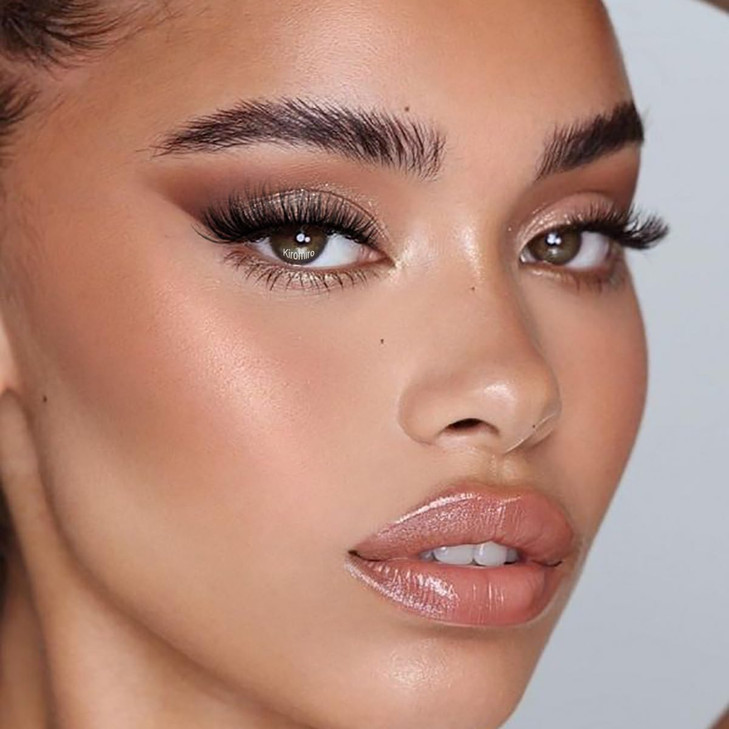 14mm Lashes Natural Look Wispy Eyelashes Faux Mink Lashes Clear Band Short Natural False Lashes Cat Eye Daily Soft Strip Lashes Pack by Kiromiro