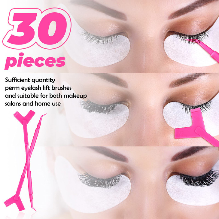 100 Piece Y Shape Eyelash Lift & Perm Tool - Brush for Eyelash Extension Supplies