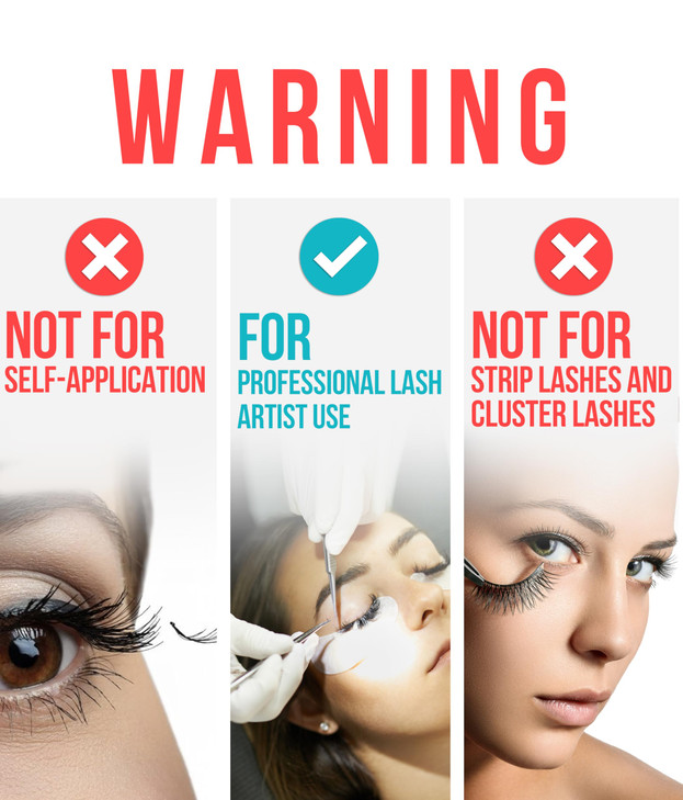 STACY LASH Extra Strong Evolution Eyelash Extension Glue (0.34 fl.oz/10 ml)/1-2 Sec Dry/Retention  8 Weeks/Professional Supplies/Black Adhesive