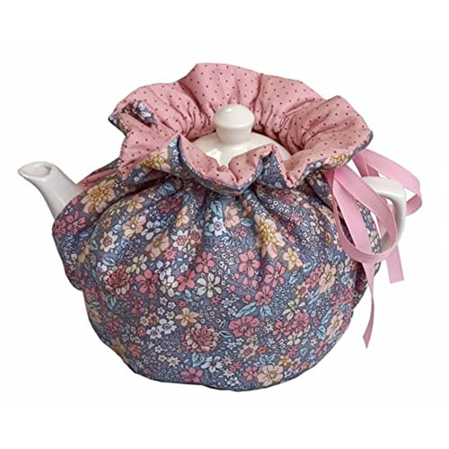 Vintage Handmade Tea Cozy, Nature Cotton Teapot Dust Proof Cover Insulated Kettle Tea Warmer for Home Kitchen Decor Tea Cozies for Hotel Restaurant T