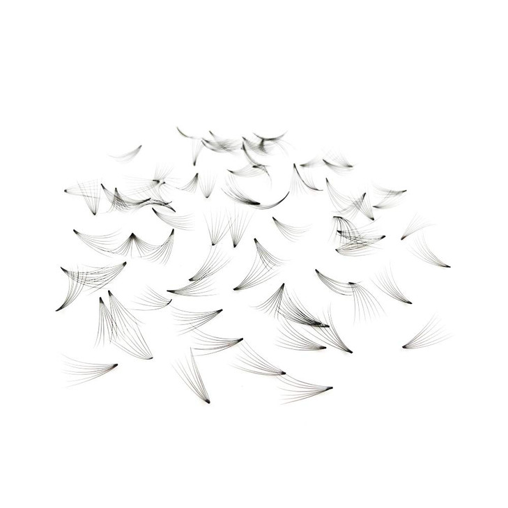 Premade Fans Eyelashes Loose Lashes Premade 7D Fan/C-Curl/Thickness 0.07 mm/Eyelash Extension Volume Lash Fans (1000Fans, 14)
