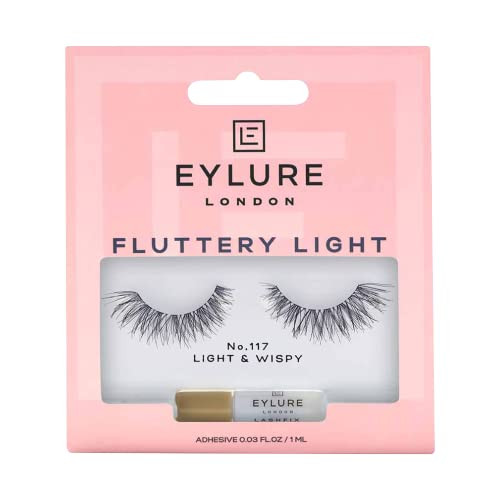 Eylure Texture False Lash, Style No. 117, Reusable, Adhesive Included, 1 Pair