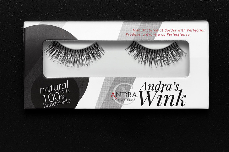Andra's Wink #03 False Eyelashes, Black