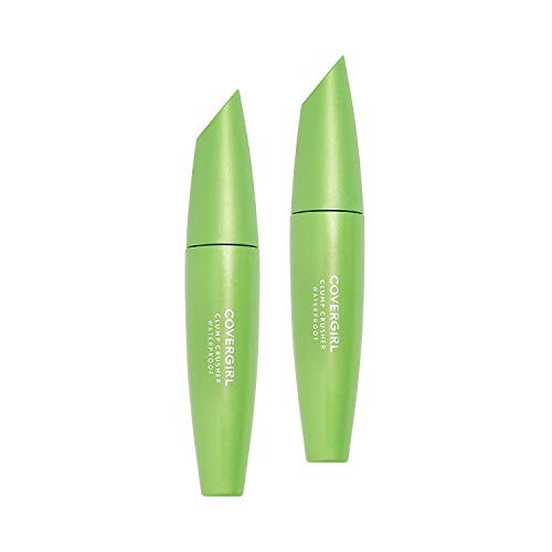 COVERGIRL Clump Crusher Waterproof Mascara, 20X More Volume, Double Sided Brush, Long-Lasting Wear - 835 Black Brown Waterproof (Pack of 2)