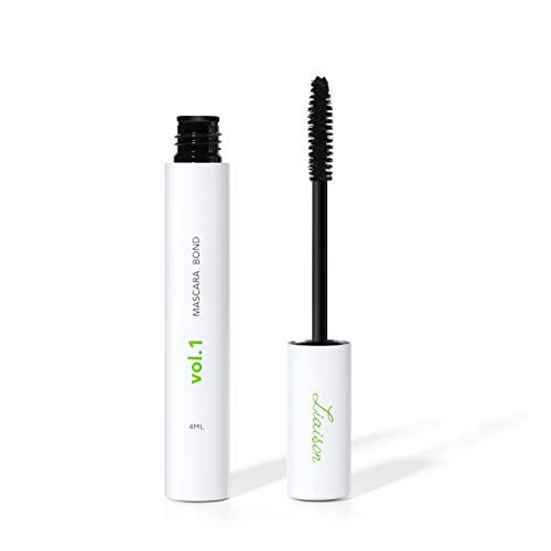 Mascara Bond (4ml) Volumizing & Lengthening Mascara with Peptide Growth Complex for Long Lashes - No Clump, No Glue with Lash Growth Serum - Enhance