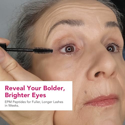 Mascara Bond (4ml) Volumizing & Lengthening Mascara with Peptide Growth Complex for Long Lashes - No Clump, No Glue with Lash Growth Serum - Enhance