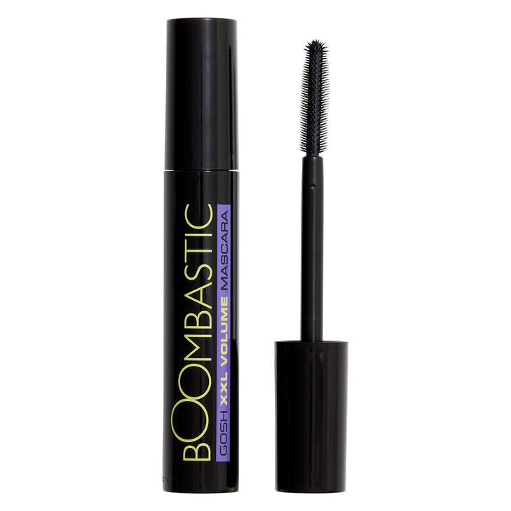 GOSH Boombastic Mascara for Extreme Volume & Long Eyelashes, Mascara with Precise XL Eyelash Brush, Separates Eyelashes When Inducing, Long-lasting,