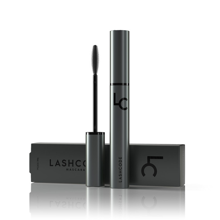 Lashcode Eyelash Mascara 10ml - extending mascara, thickens and stimulates lash growth with baicalein, arginine and germ extracts; incredible look an