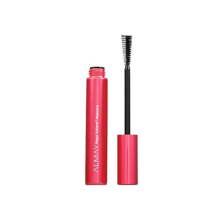 Almay Mega Volume Mascara, Blackest Black, Ophthalmologist Tested, -Fragrance Free, Hypoallergenic, 0.34 oz