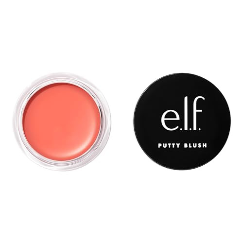 e.l.f. Putty Blush, Creamy & Ultra Pigmented Formula, Infused with Argan Oil & Vitamin E, Turks and Caicos, 0.35 Oz (10g)