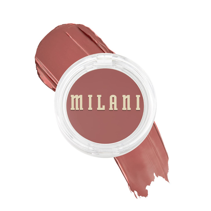 Milani Blush Makeup  Cheek Kiss Cream Blush for Cheeks, Buildable Cream-to-Gel Blusher & Lip Tint, Dewy Natural Color, Hydrating - Nude Kiss