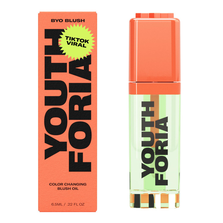 Youthforia BYO Blush, Color Changing Blush Oil, Reacts To Skins Natural pH For Your Instant Perfect Shade, Blendable Formula, Vegan & Cruelty-Free