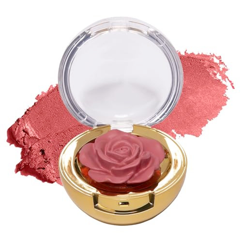Winky Lux Cheeky Rose Cream Blush  High Pigment, Weightless Color for Cheeks, Effortlessly Blendable Makeup with Vitamin E, Cool Toned Light Pink, T