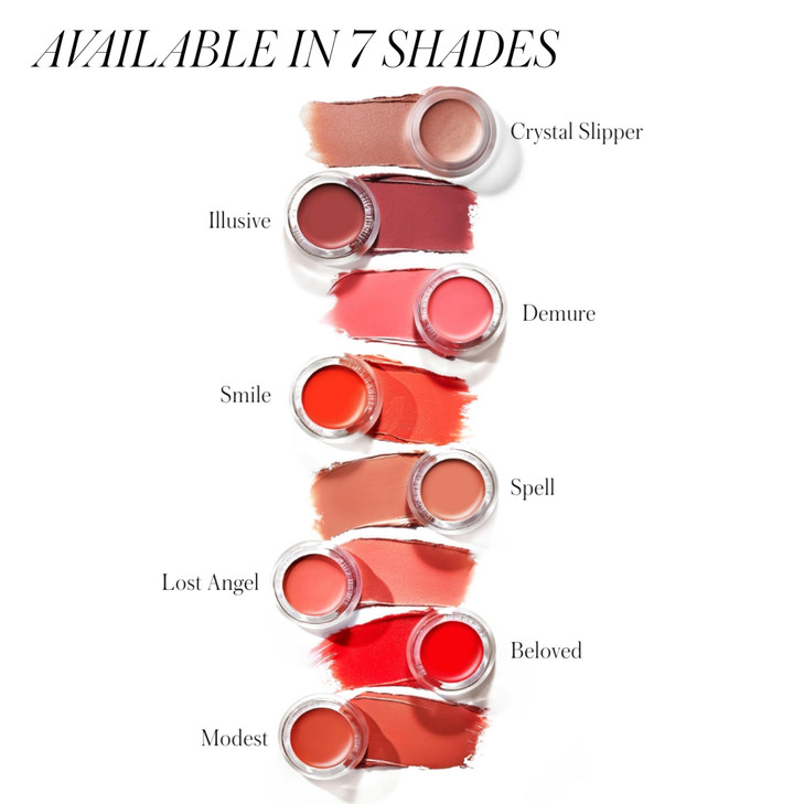 RMS Beauty Lip2Cheek Cream Blush & Lip Tint  Multi-Use Hydrating Cream Color, Natural Pigments, Lightweight Glow, Long-Lasting, Portable 0.28 oz