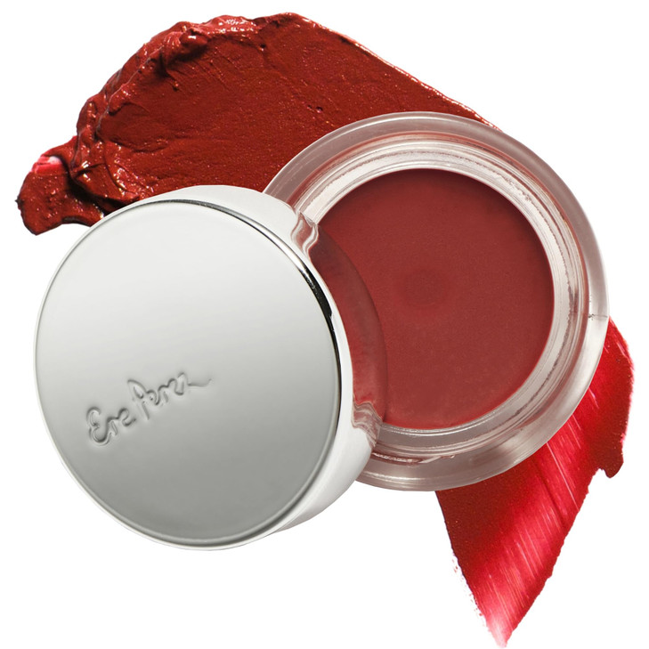 Ere Perez - Natural Carrot Color Pot | For Lips + Cheeks | Buildable, Blendable, Creamy, Vibrant, Satin Finish | Cacao Butter, Avocado + Castor Seed