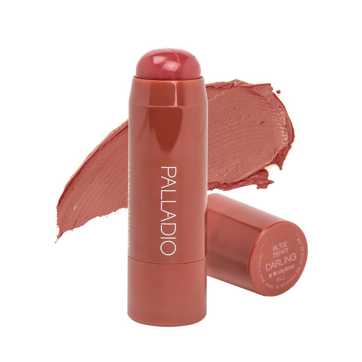 Palladio I'm Blushing 2-in-1 Cheek and Lip Tint, Buildable Lightweight Cream Blush, Sheer Multi Stick Hydrating formula, All day wear, Easy Applicati