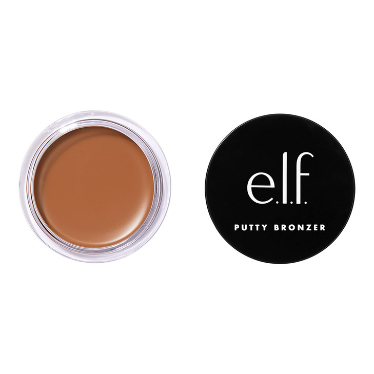 e.l.f. Putty Bronzer, Creamy & Highly Pigmented Formula, Creates a Long-Lasting Bronzed Glow, Infused with Argan Oil & Vitamin E, Golden Daze, 0.35 O