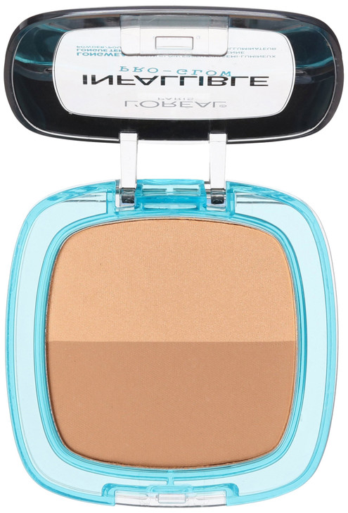 L'Oréal Paris Infallible Pro Glow Pressed Powder, Cocoa, 0.31 oz.