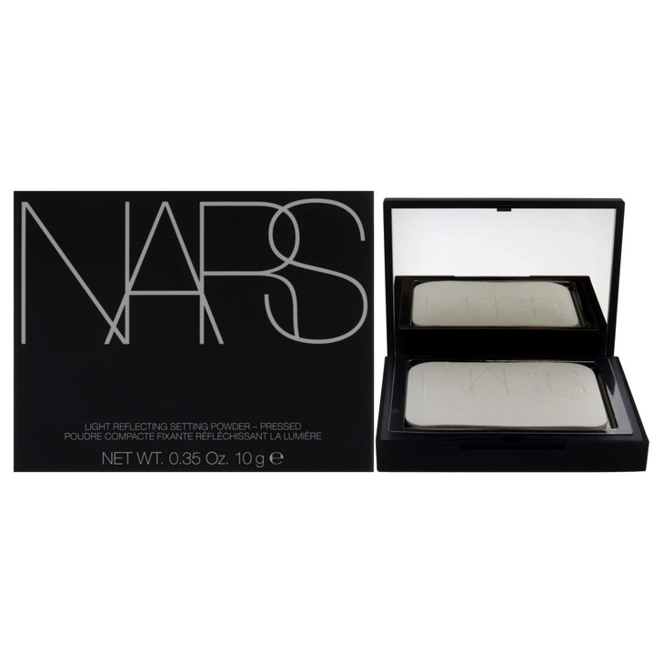 NARS Translucent Crystal Light Reflecting Setting Powder - Pressed - New Version - Full Size with Applicator, 0.35 Ounce (Pack of 1)