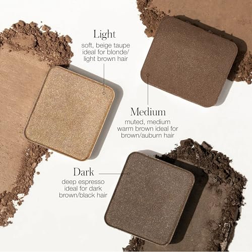 RMS Beauty Back2Brow Powder, Natural Eyebrow Enhancing Powder for Fuller, Defined Brows, Water-Resistant & Smudge-Proof Long Wear, Multiple Shades fo