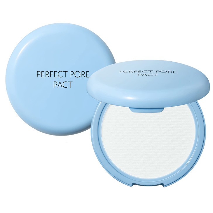 THESAEM Saemmul Perfect Pore Pact - Sebum Control Face Powder for Oil Absorption & Makeup Setting - Pore Blurring Pressed Compact Smooth Matte Finish