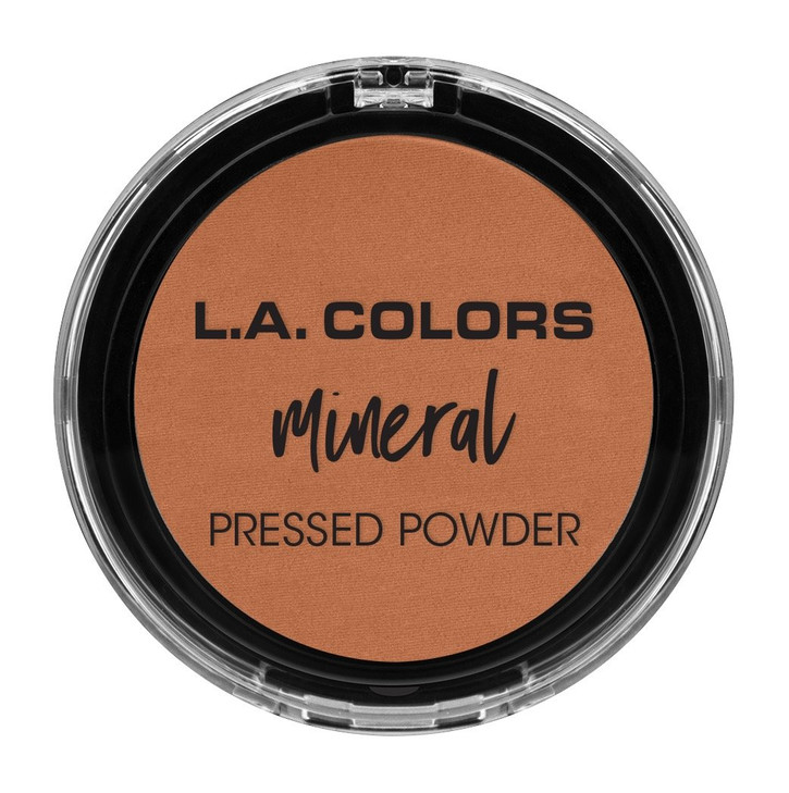 L.A. COLORS Mineral Pressed Powder, Nutmeg CMP381