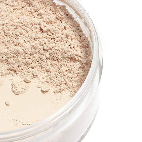 Mallofusa Translucent Loose Powder Mineral Formula Makeup Setting Foundation Powder 0.63 OZ Light (1#)