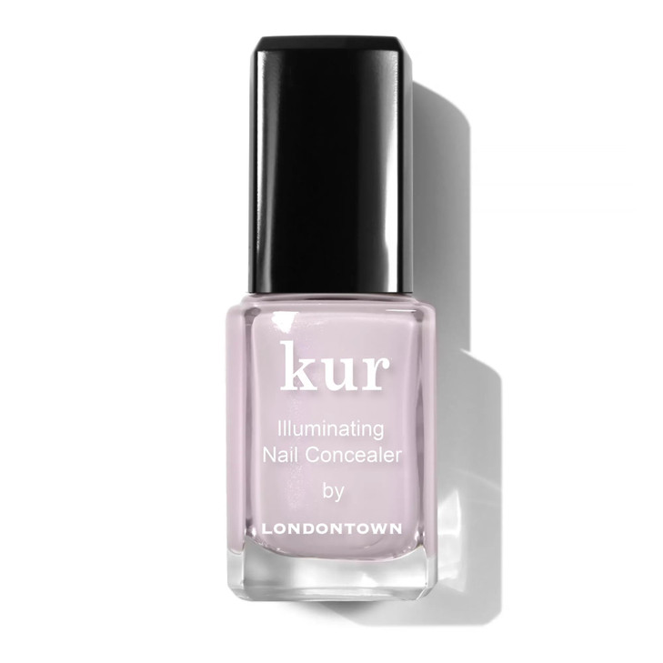 LONDONTOWN Pink Illuminating Nail Concealer, Sheer Brightening Nail Polish & Strengthener for Yellowing, Damaged or Discolored Nails, Natural Nail Pe
