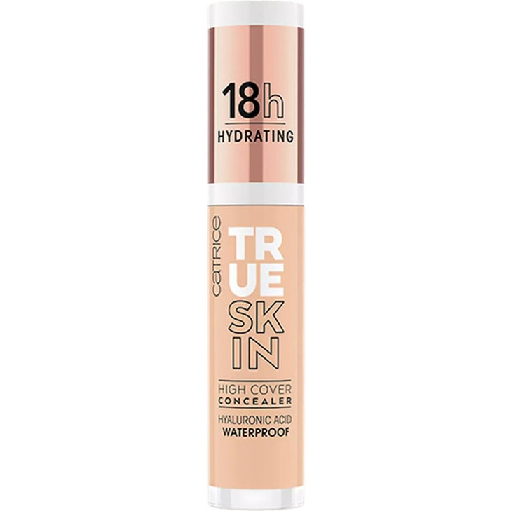 Catrice | True Skin High Cover Concealer (015 | Warm Vanilla) | Waterproof & Lightweight for Soft Matte Look | With Hyaluronic Acid & Lasts Up to 18