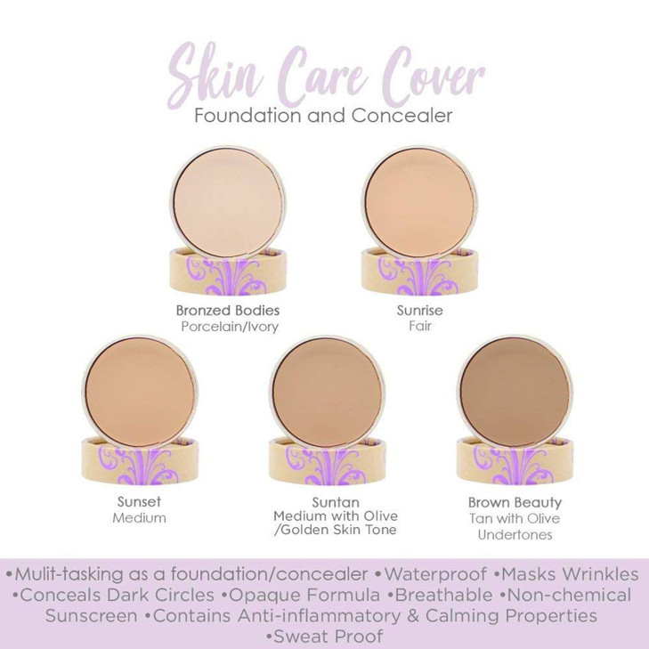 SWEET LEILANI-Foundation Full Coverage Concealer Makeup,Color Corrector Cream Foundation-No Parabens,Vegan Free and Cruelty Free-For All Skin Types |