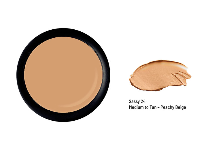 Mom's Secret 100% Natural Concealer, Organic, Vegan, Gluten Free, Cruelty Free, Made in the USA, 0.11 oz. (Sassy 24)